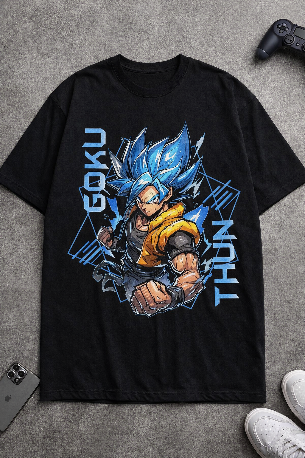 GOKU – Ultra Instinct Blue Energy Tee