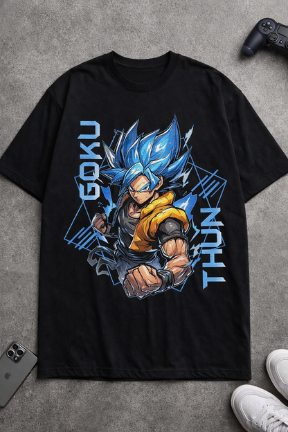 GOKU – Ultra Instinct Blue Energy Tee