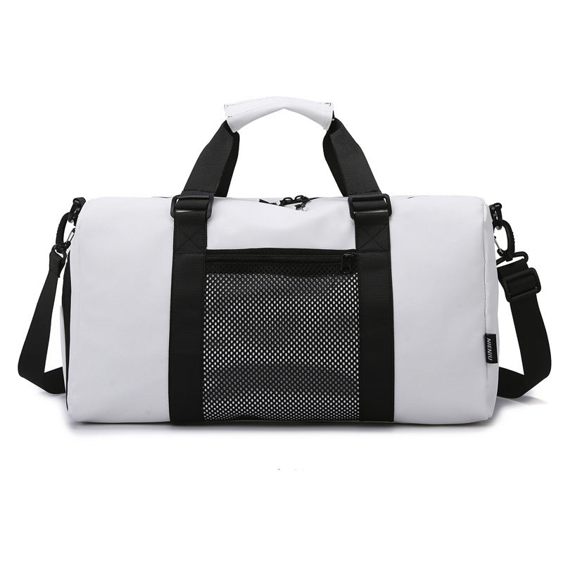 New Dry and Wet Separate Fitness Bag Portable Large Capacity Waterproof Sports Luggage Bag Large Capacity Travel Bag Printed Logo