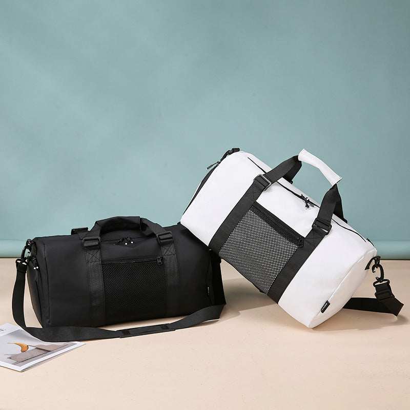 New Dry and Wet Separate Fitness Bag Portable Large Capacity Waterproof Sports Luggage Bag Large Capacity Travel Bag Printed Logo